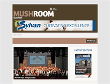 Tablet Screenshot of mushroombusiness.com